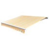 vidaXL Markisenbespannung Canvas Sonnenblumengelb & Weiß 3x2,5 m