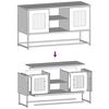 vidaXL TV-Schrank Senfgelb 100,5x39x60,5 cm Stahl
