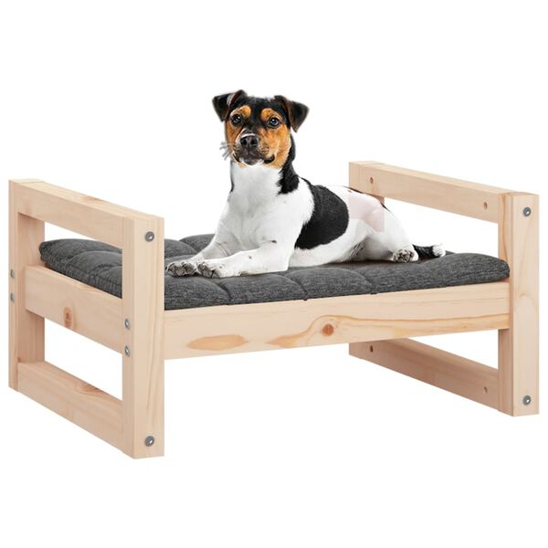 vidaXL Hundebett 55,5x45,5x28 cm Massivholz Kiefer