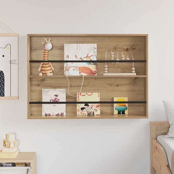 vidaXL Magazinregal Artisan-Eiche 100 x 12 x 70 cm Holzwerkstoff