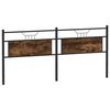 vidaXL Kopfteil R&auml;uchereiche 193 cm Holzwerkstoff und Stahl