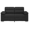 vidaXL 2-Sitzer-Sofa Schwarz 160x81x84 cm Kunstleder