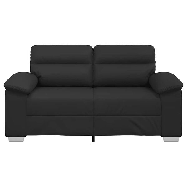vidaXL 2-Sitzer-Sofa Schwarz 160x81x84 cm Kunstleder