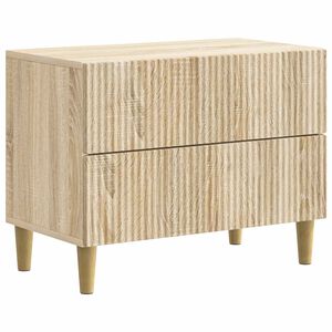 vidaXL Nachttisch Sonoma-Eiche 62 x 34,5 x 48 cm Holzwerkstoff
