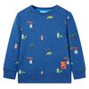 Kinder-Sweatshirt Dunkelblau Melange 140