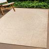vidaXL Teppich ZIZUR Beige 80x200 cm Jute-Optik Indoor und Outdoor