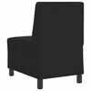 vidaXL | Modulares Armfreies Sofa | Schwarz 55 x 74 x 82 cm Samt
