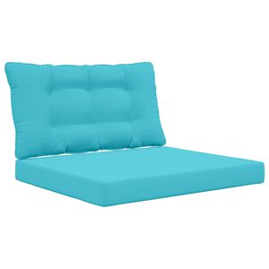 vidaXL Sofakissen f&uuml;r drau&szlig;en Polyester T&uuml;rkis 80 x 68,5 cm