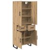 vidaXL Highboard mit Schubladen 2 pcs Artisan-Eiche 69,5 x 34 x 180 cm