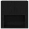 vidaXL Highboard Schwarz Eichen-Optik 80 x 33 x 150 cm Holzwerkstoff