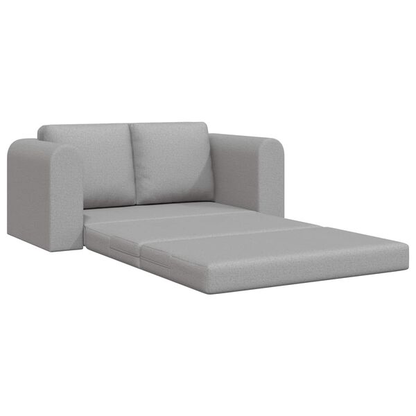 vidaXL Schlafsofa 60cm Wolkengrau Stoff