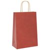 vidaXL Papiertragetaschen 50 Stk. mit Henkeln Rot 21x11x31 cm