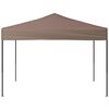 vidaXL Partyzelt Faltbar Taupe 3x3 m