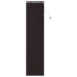 vidaXL Venezianische Jalousie Dunkelbraun 65 x 250 cm 35 mm
