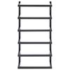 vidaXL Handtuchst&auml;nder Schwarz 24x12x48 cm Stahl