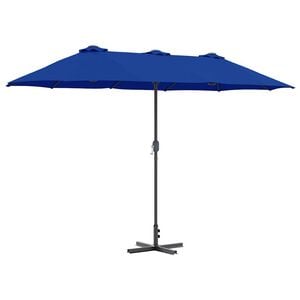 vidaXL Gartensonnenschirm 370 x 197 x 239 cm Polyester und Aluminium