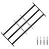 vidaXL Sicherheitsgitter f&uuml;r Fenster mit 3 Querstangen 3 pcs 63-114 cm