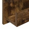 vidaXL Magazinregal Ger&auml;ucherte Eiche 51 x 11 x 102 cm Holzwerkstoff