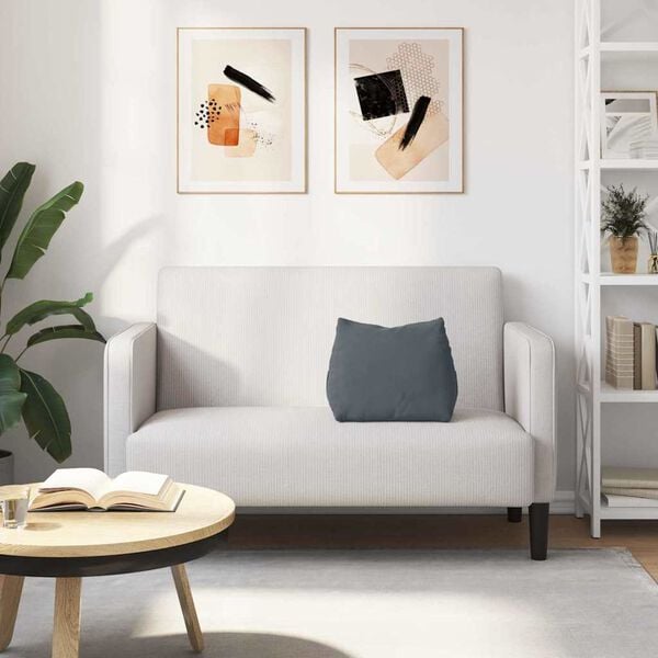 vidaXL R&uuml;ckenkissen Dunkelgrau 45 x 20 x 35 cm Cordstoff