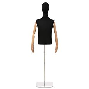 vidaXL Verstellbarer Mannequin 170-218 cm mit Standfu&szlig; M&auml;nnlich PP