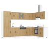 vidaXL K&uuml;chenschrank Lucca Wei&szlig; 80 x 46 x 81.5 cm Holzwerkstoff