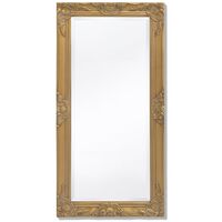 vidaXL Wandspiegel im Barock-Stil 100x50 cm Golden