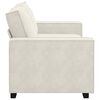 vidaXL 2-Sitzer-Sofa Creme 180x78x84 cm Samt