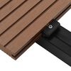 vidaXL Terrassendiele 4 pcs Hellbraun WPC