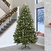 vidaXL K&uuml;nstlicher Weihnachtsbaum Gr&uuml;n 300 cm PVC und Metall
