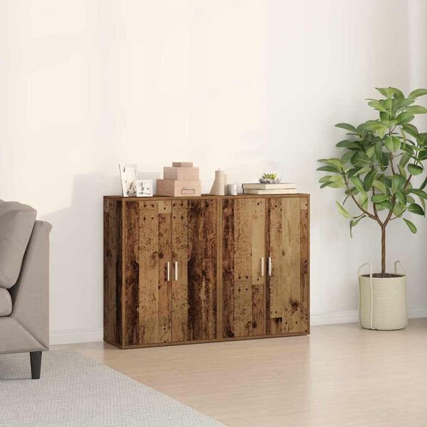 vidaXL Sideboard 2 pcs Altholz 60 x 31 x 84 cm Holzwerkstoff