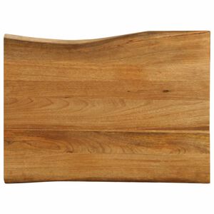 vidaXL Tischplatte mit Baumkante 90x60x2,5 cm Massivholz Mango