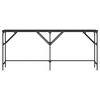 vidaXL Konsolentisch Schwarz 180x29x75 cm Holzwerkstoff