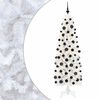 vidaXL K&uuml;nstlicher schmaler Weihnachtsbaum mit Weihnachtskugel 180 cm