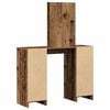 vidaXL Schminktisch mit Speicher Braun 102 x 33 x 135 cm Holzwerkstoff