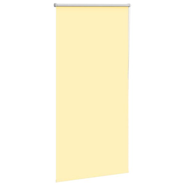 vidaXL Verdunkelungsrollo Gelb 85x150 cm Stoffbreite 80,7 cm Polyester