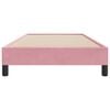 vidaXL Boxspringbett ohne Matratze Rosa 80x210 cm Samt