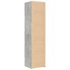 vidaXL Highboard Betongrau 45x42,5x185 cm Holzwerkstoff