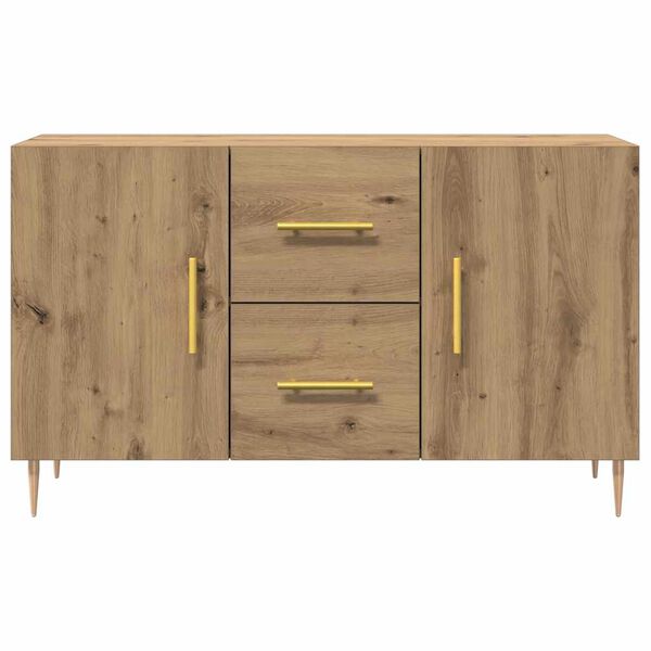 vidaXL Sideboard Artisan-Eiche 100x36x60 cm Holzwerkstoff