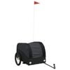 vidaXL Fahrradanh&auml;nger Schwarz 45 kg Eisen