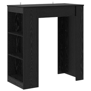 vidaXL Bartisch 95 x 47 x 103,5 cm Holzwerkstoff Schwarze Eiche