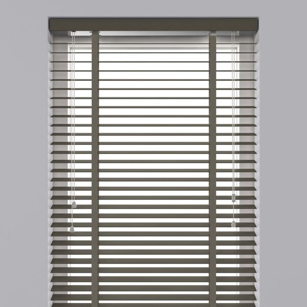 Decosol Horizontaljalousien Holz 50 mm 80x130 cm Taupe