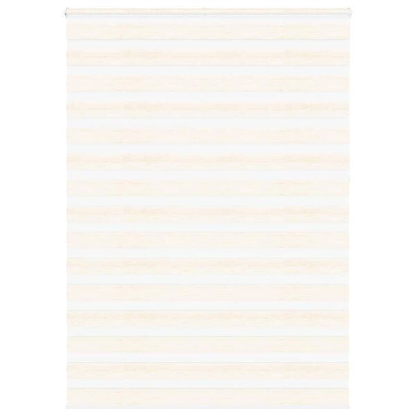 vidaXL Doppelrollo Marmorbeige 165x230cm Stoffbreite 160,9 cm Polyester