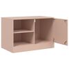 vidaXL TV-Schränke 2 Stk. Rosa 67x39x44 cm Stahl