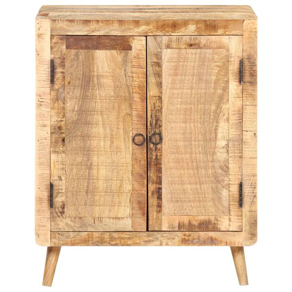 vidaXL Sideboard 60x35x76 cm Raues Mangoholz