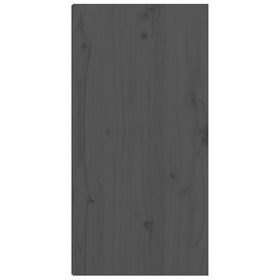 vidaXL Wandschrank Grau 30x30x60 cm Massivholz Kiefer