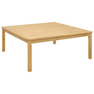 vidaXL Couchtisch Helles Akazienholz 110 x 110 x 45 cm