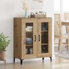 vidaXL Sideboard Artisan-Eiche 69,5 x 34 x 90 cm Verbundholz und Eisen