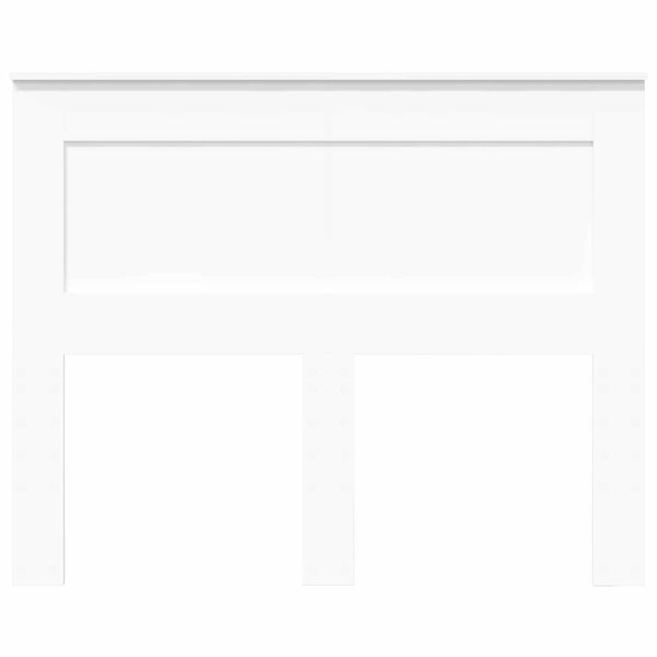 vidaXL Kopfteil mit Kopfteil Wei&szlig; 135 cm Holzwerkstoff