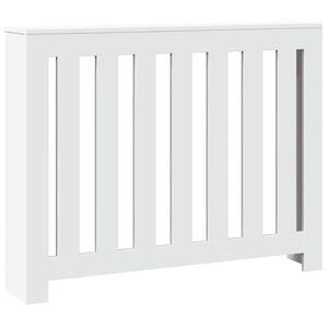 vidaXL Heizk&ouml;rperverkleidung Wei&szlig; 104x20x82 cm Holzwerkstoff