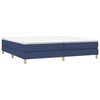 vidaXL Boxspringbettgestell Blau 200x200 cm Stoff
